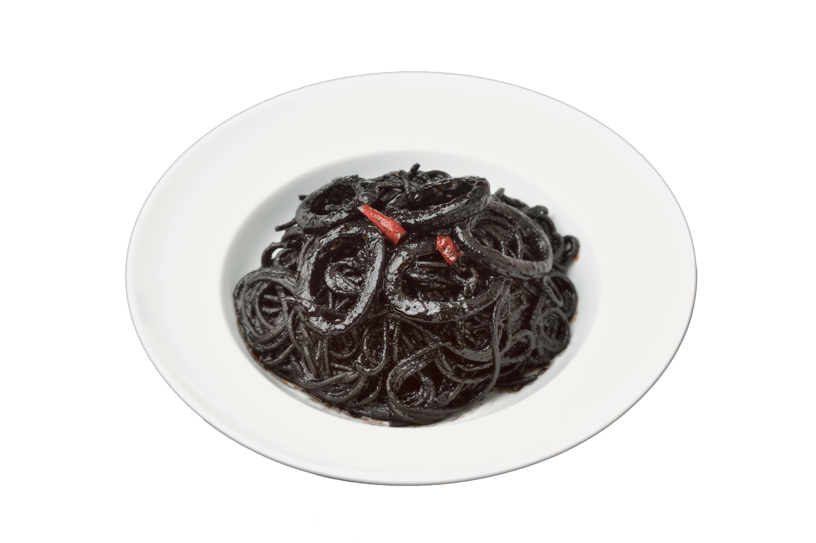 イカ墨のスパゲティ